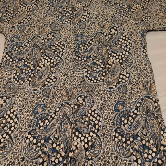 Bryn Walker Oversized Kimono style Jacket Women S Gorgeous Geometric Pattern EUC - Picture 14 of 15